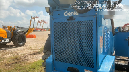 2019 Genie GTH-1056 Canopy, Solid RT Tires, LED Work Lights, Beacon 60" QA Carriage, 60" Forks