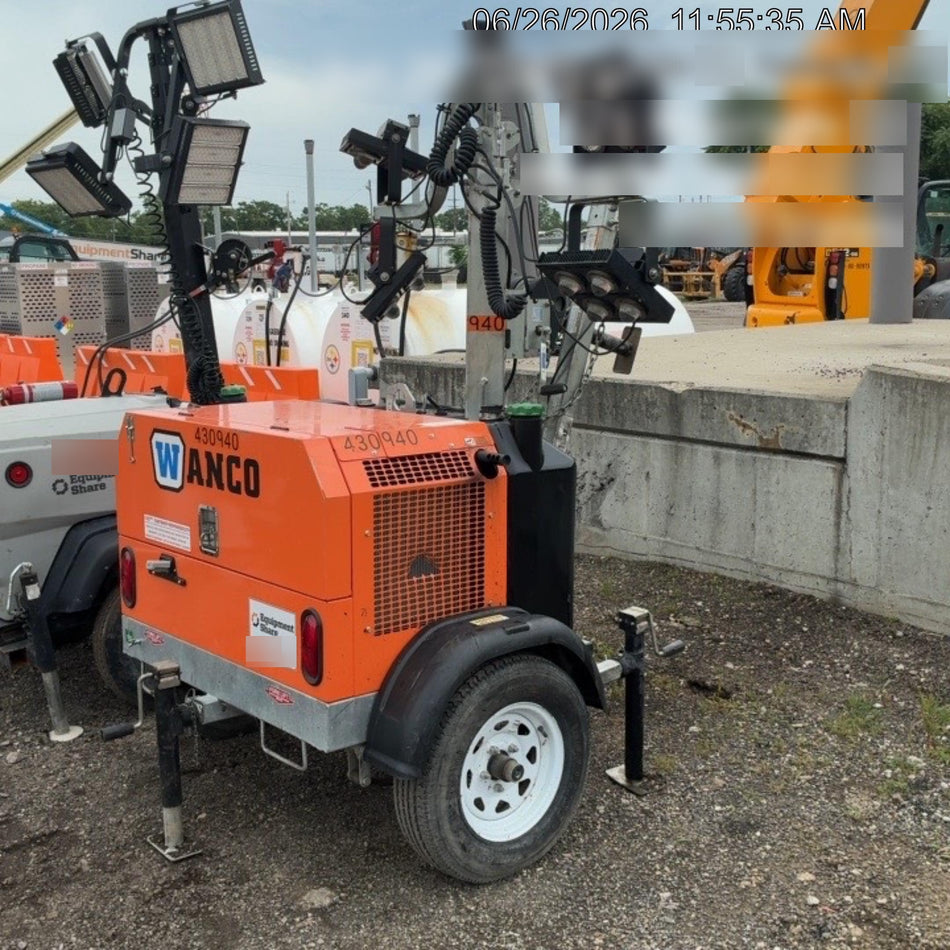 2024 Wanco WLTT-4MM4K Diesel, Deep Sea Controller, Shore Power Plug, Auto Start, (4) 350W LED Floodlights, 4kW Generator, 60 Gal Fuel Tank, 2" Ball, T3