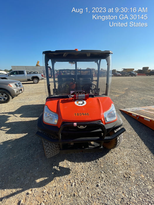 2021 Kubota RTV-X1140W-H Plastic Canopy, Windshield Acrylic Clear, LED Strobe Light, Wire Harness Kit, Back up Alarm