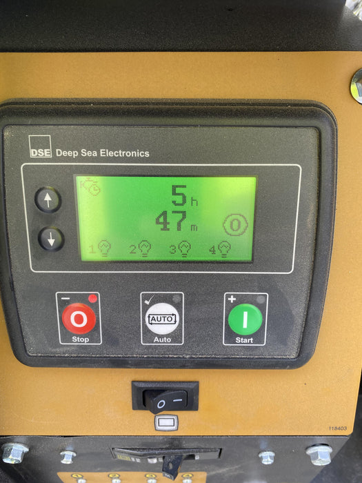 2022 Allmand NLV3GR (4) LED Light Fixture 350W, 23' Vertical Mast, 3kW Prime, Towable, Deep Sea L401, Leveling Jacks, Yanmar T4F 5.8hp