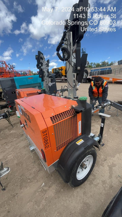 2023 Wanco WLTT-4MM4K Diesel, Deep Sea Controller, Shore Power Plug, Auto Start, (4) 350W LED Floodlights, 4kW Generator, 60 Gal Fuel Tank, 2" Ball, T3