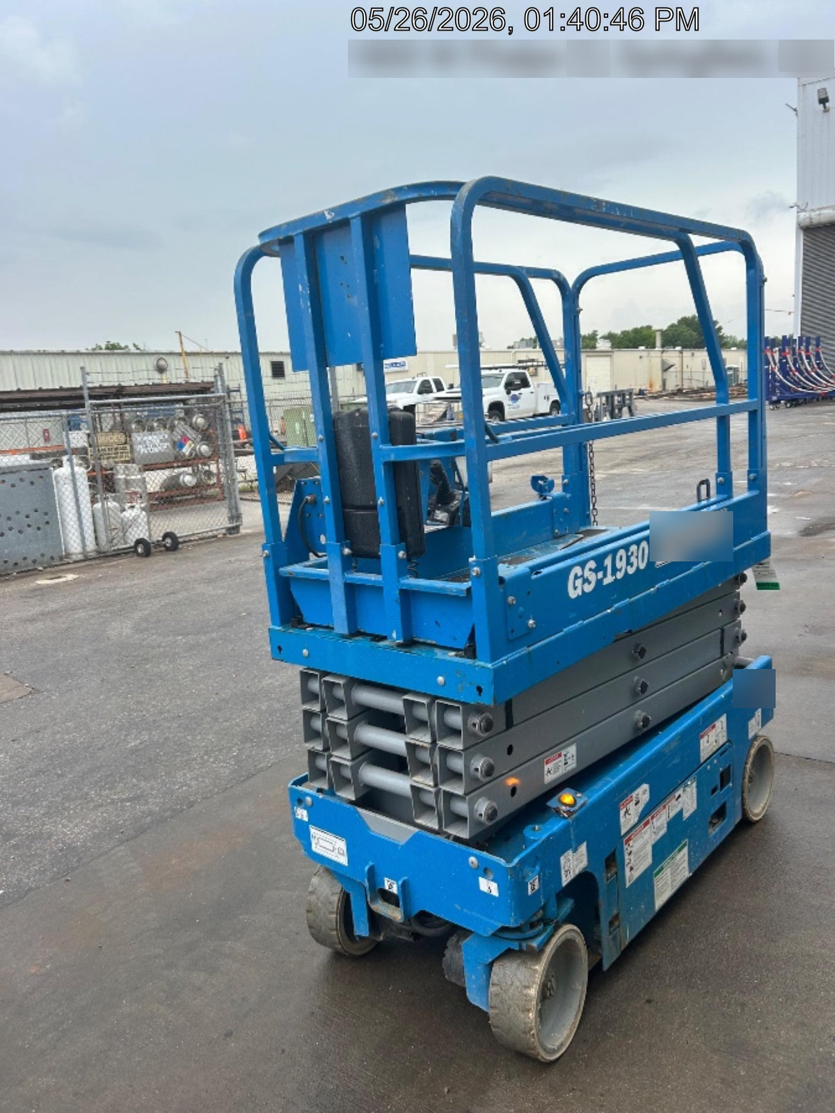 2019 Genie GS-1930 Fixed Rails with Chain Entry