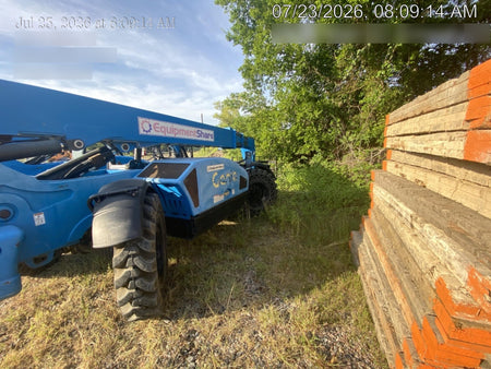 2018 Genie GTH-844 Genie GTH-844D w/Open ROPS, Solid Tires, Work Light/Beacon, 60" Carriage and Forks
