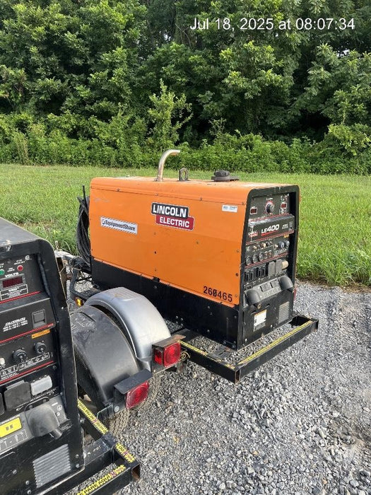 2022 Lincoln Electric LE400 Kubota V1505, Trlr, Cable Rack, Light Kit, ES Decals, T3