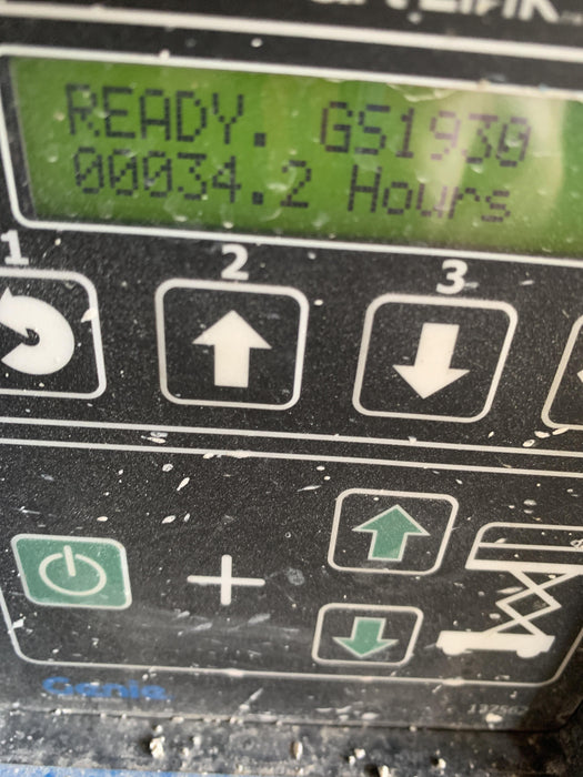 2020 Genie GS-1930 Solid Non Marking Tires, Beacon, Folding rails with half height swing gate