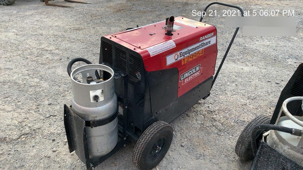 2021 Lincoln Electric Ranger 305 LPG K3430-1, Ranger 305 LPG, Undercarriage, Tank Holder & Strap, 10kw AC Gen, 25hp Kohler LPG Eng
