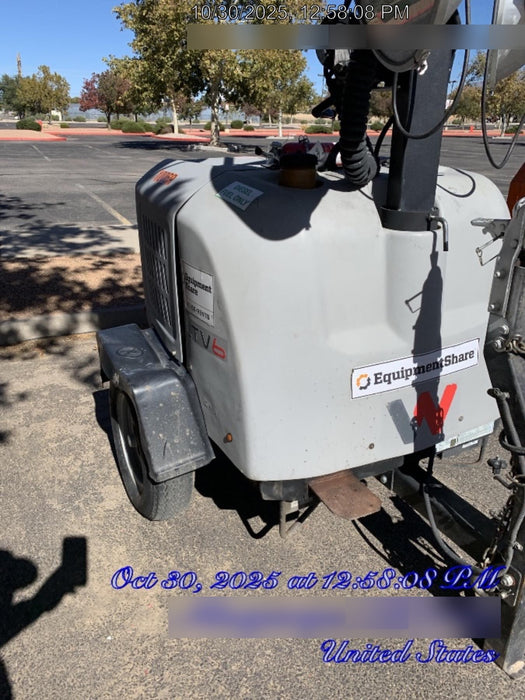 2018 Wacker Neuson LTV6K-MH Wacker Neuson LTV6K Towable Light Tower