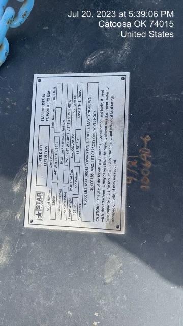 2021 STAR INDUSTRIES 1395B