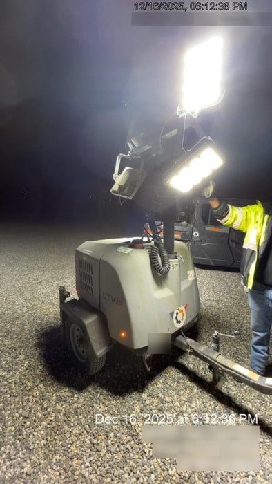 2019 Wacker Neuson LTV6L-MH Mobile Light Tower w/Fuel Level Sensor Installed