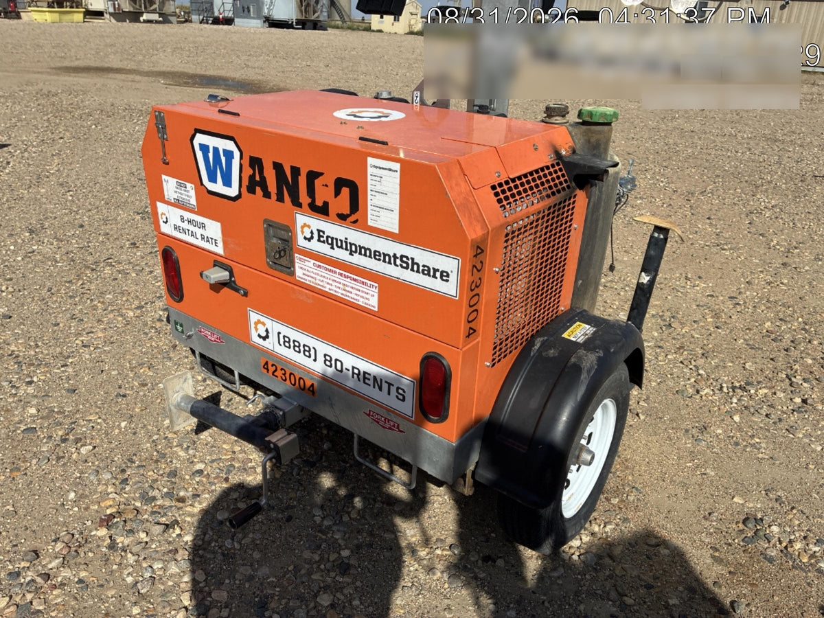 2024 Wanco WLTT-4MM4K Diesel, Deep Sea Controller, Shore Power Plug, Auto Start, (4) 350W LED Floodlights, 4kW Generator, 60 Gal Fuel Tank, 2" Ball, T3