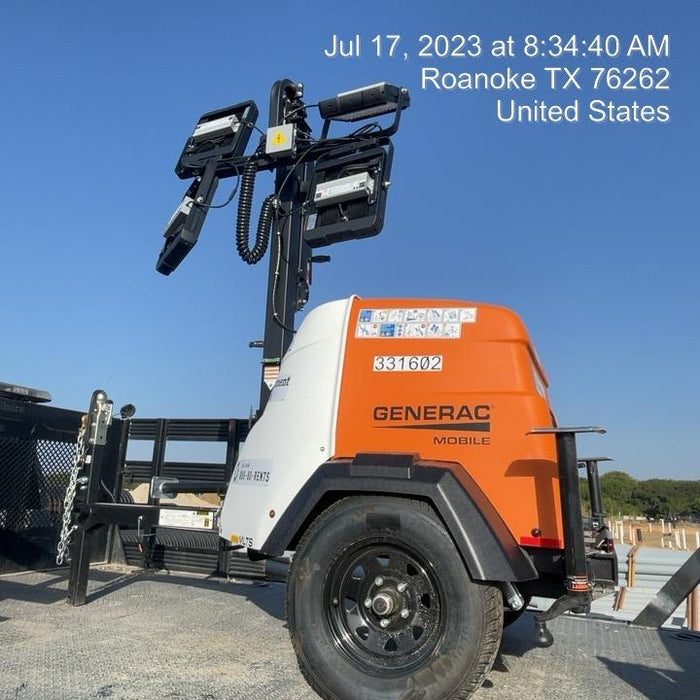 2023 Generac MLT2 Diesel, Flex Switch 120V Input, Powerzone Controller, (4) 320W LED Lights, 4kW Generator, 39.9 Gal Fuel Tank, 2" Ball, T3