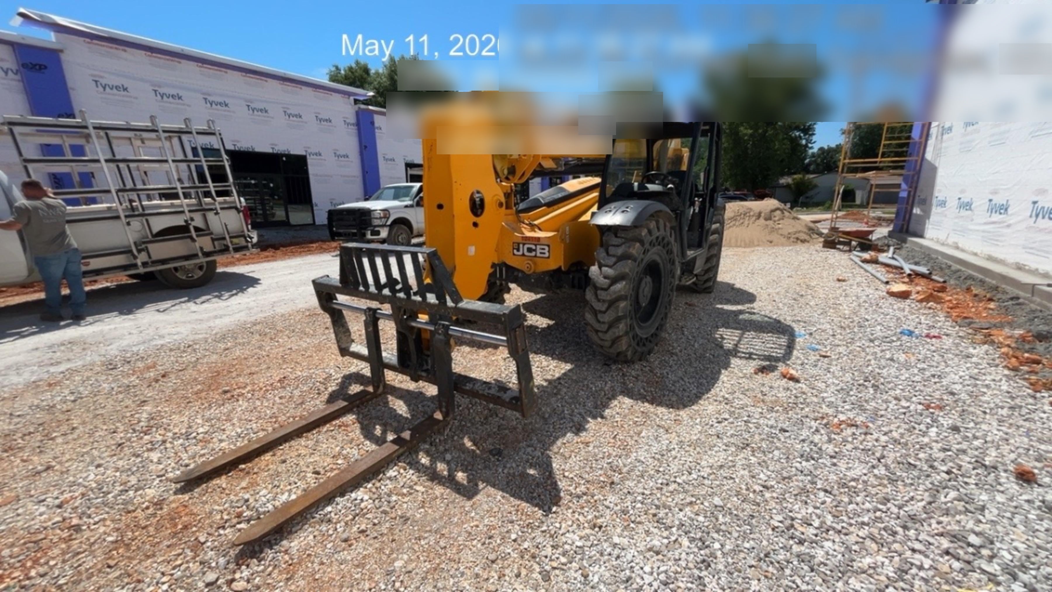 2020 JCB 509-42 Canopy, Solid Tires, Work Lights, Beacon, Aux Hydraulics, Back up Alarm, Lifting Eye, ES Decals