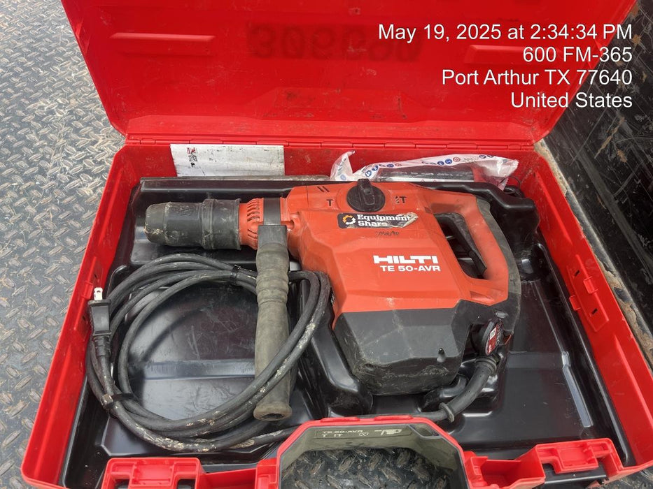 2023 HILTI TE 50-AVR