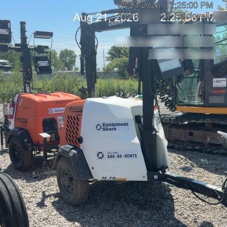 2024 Generac MLT2 Diesel, Flex Switch 120V Input, Powerzone Controller, 
(4) 320W LED Lights, 4kW Generator, 39.9 Gal Fuel Tank, 2" Ball, T3