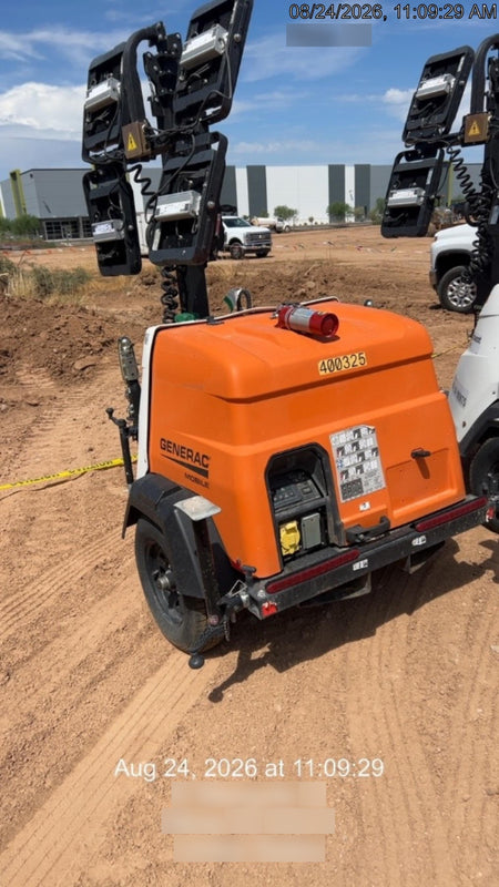 2024 Generac MLT2 Diesel, Flex Switch 120V Input, Powerzone Controller, 
(4) 320W LED Lights, 4kW Generator, 39.9 Gal Fuel Tank, 2" Ball, T3