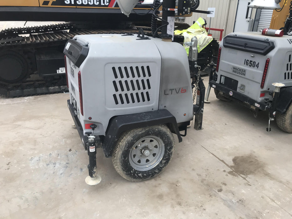 2018 Wacker Neuson LTV6K-MH Wacker Neuson LTV6K Mobile Light Tower w/Fuel Level Sensor Installed
