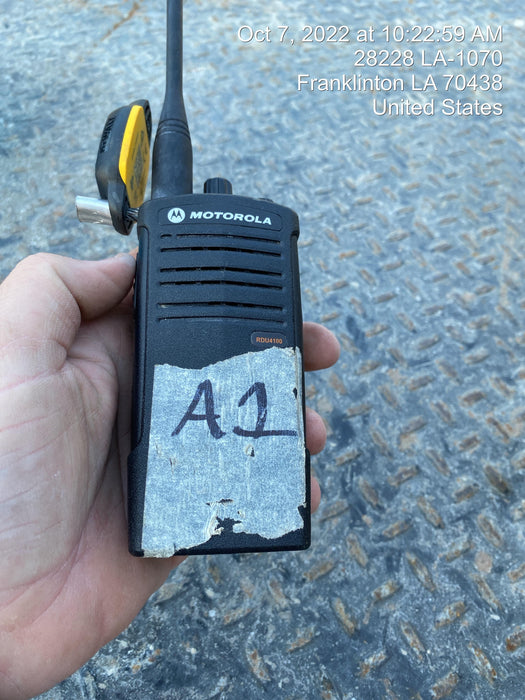 2020 MOTOROLA RDU4100