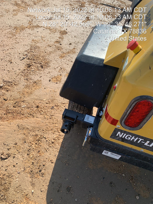 2022 Allmand NLV3GR (4) LED Light Fixture 350W, 23' Vertical Mast, 3kW Prime, Towable, Deep Sea L401, Leveling Jacks, Yanmar T4F 5.8hp