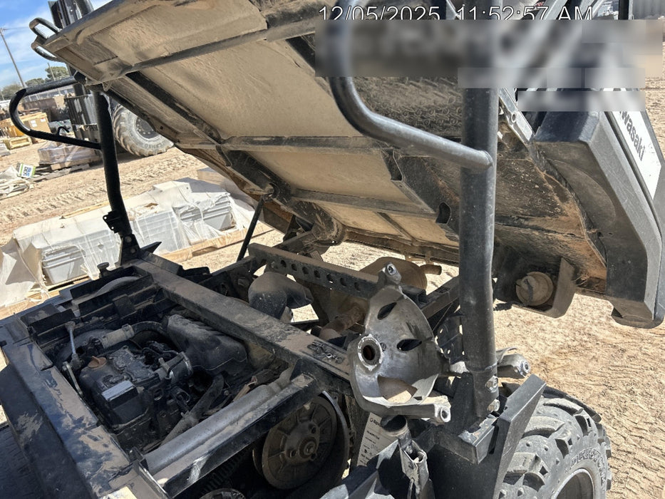 2018 Kawasaki MULE PRO-DX Kawasaki Mule 4x4 Diesel UTV w/Hard Top, No Windshield, No Doors, Beacon, Backup Alarm, ES Keypad/Hardware Installed