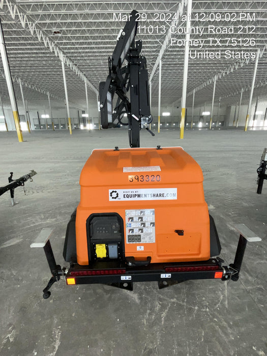 2024 Generac MLT2 Diesel, Flex Switch 120V Input, Powerzone Controller, 
(4) 320W LED Lights, 4kW Generator, 39.9 Gal Fuel Tank, 2" Ball, T3