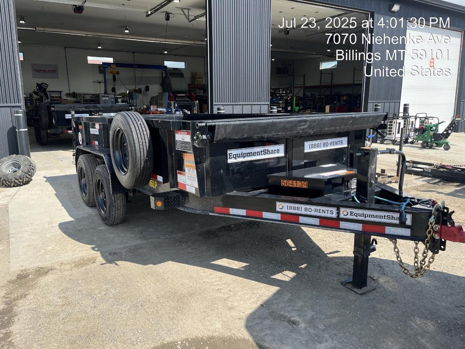 2025 BIG TEX TRAILER 16LP-14BK6SIRPD