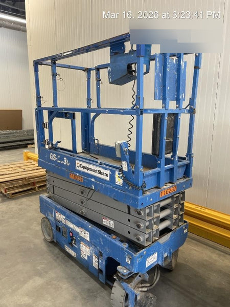 2020 Genie GS-1930 Solid Non Marking Tires, Beacon, Folding rails with half height swing gate