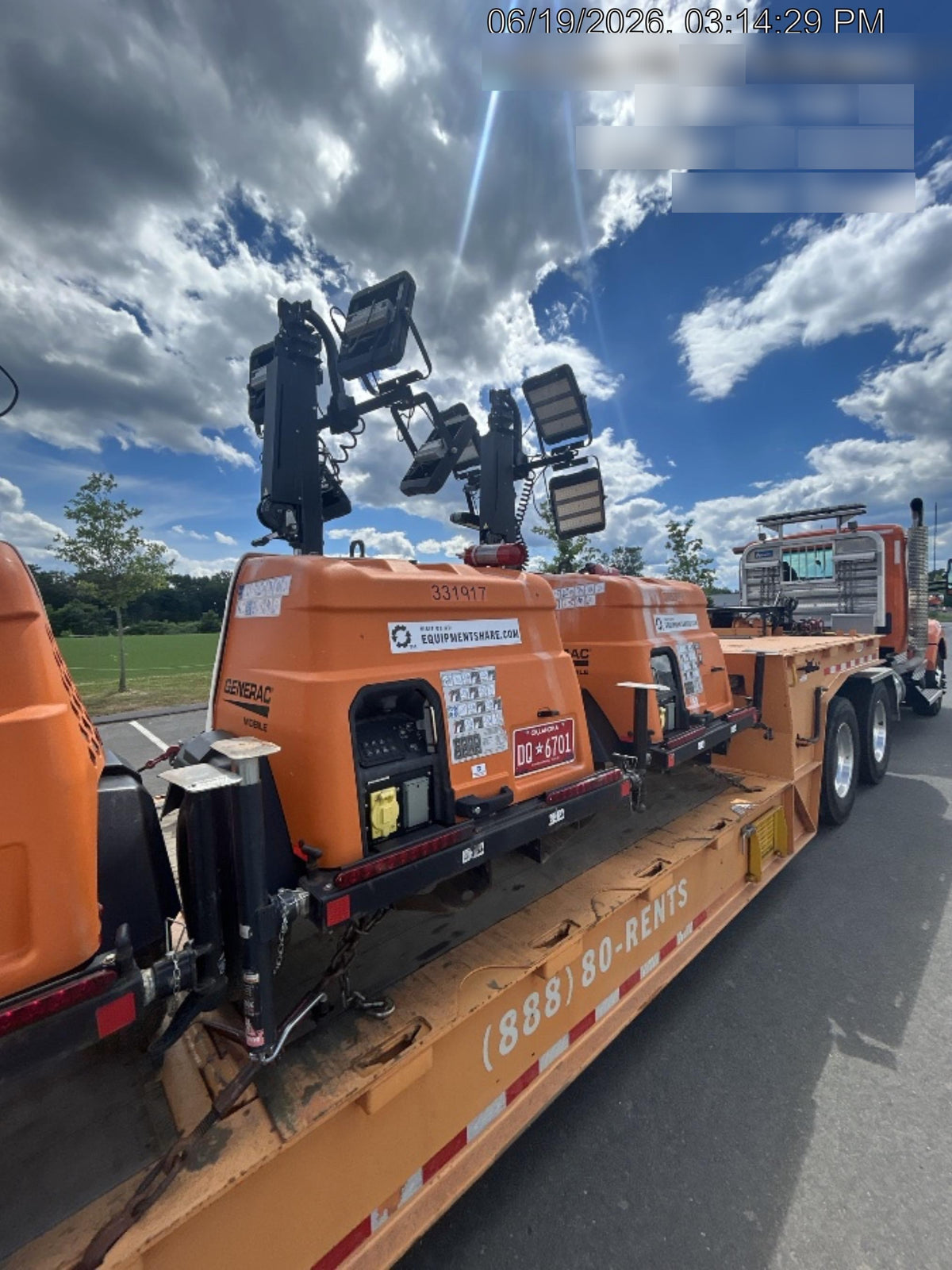 2023 Generac MLT2 Diesel, Flex Switch 120V Input, Powerzone Controller, (4) 320W LED Lights, 4kW Generator, 39.9 Gal Fuel Tank, 2" Ball, T3