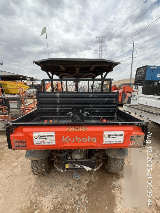 2022 Kubota RTV-X1140W-H Plastic Canopy, Windshield Acrylic Clear, LED Strobe Light, Wire Harness Kit, Back up Alarm