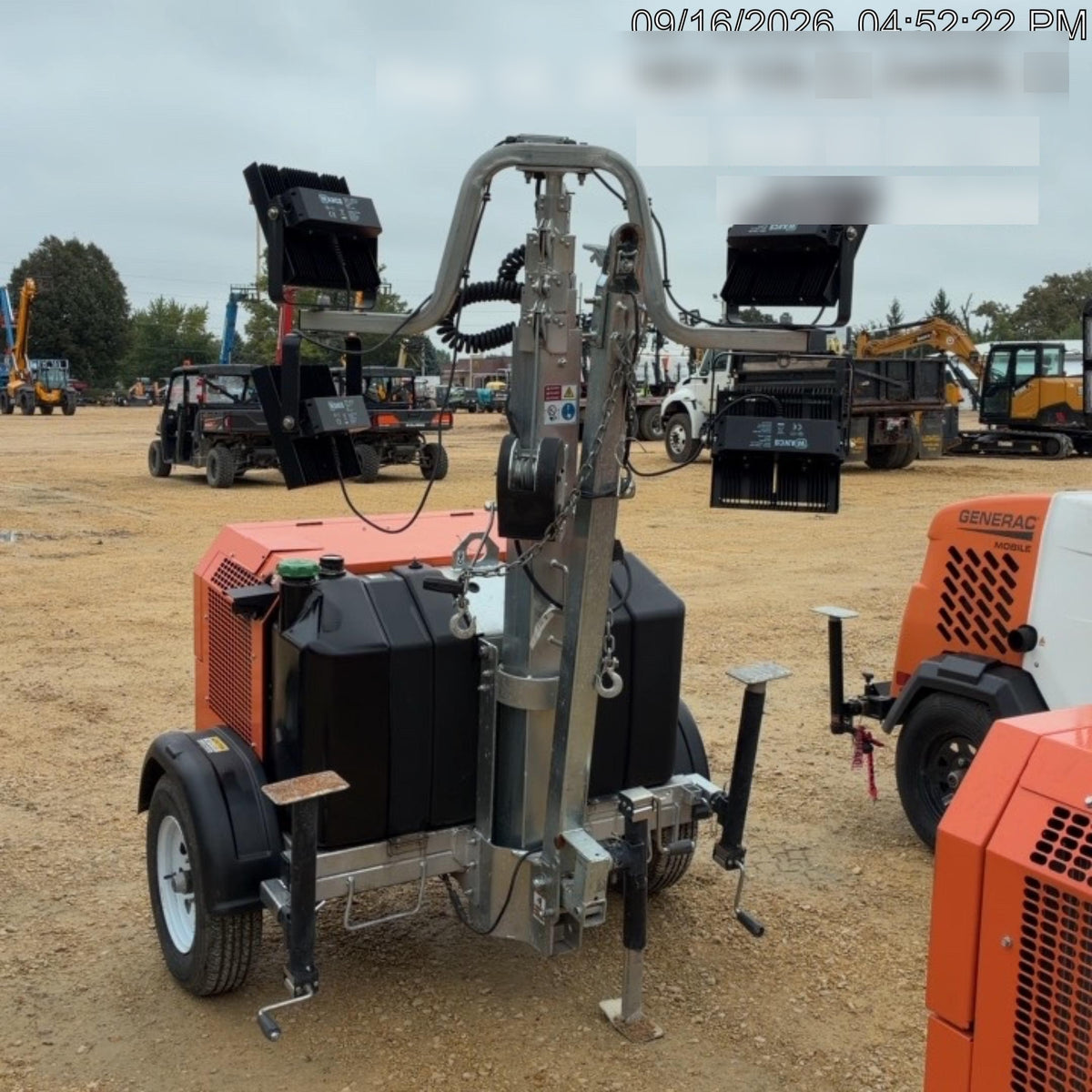2024 Wanco WLTT-4MM4K Diesel, Deep Sea Controller, Shore Power Plug, Auto Start, (4) 350W LED Floodlights, 4kW Generator, 60 Gal Fuel Tank, 2" Ball, T3