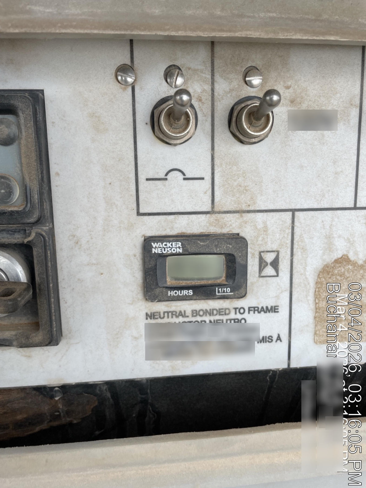 2019 Wacker Neuson LTV6L-MH Standard Options, ES Track Hardware, Fuel Level Sensor