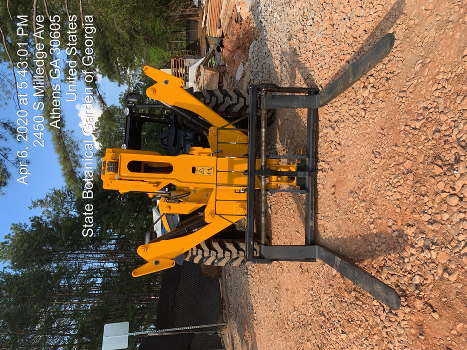 2020 JCB 510-56 Canopy, 74 HP, Solid Tires, STD Worklight, Beacon, Aux Hydraulics, Lifting Eye, Back up Alarm w/66" Carriage/60" Forks