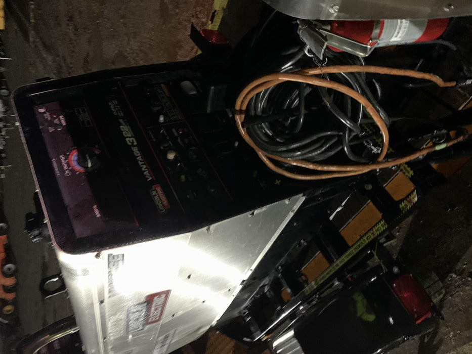 2019 Lincoln Electric Vantage 322 Welder Ready-Pak 3, Two wheel trailer, Fender and Light kit, Cable Rack