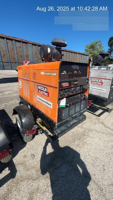 2021 Lincoln Electric Vantage 549X Ready Pak 3, ORANGE (includes trailer, cable rack, fender light kit)