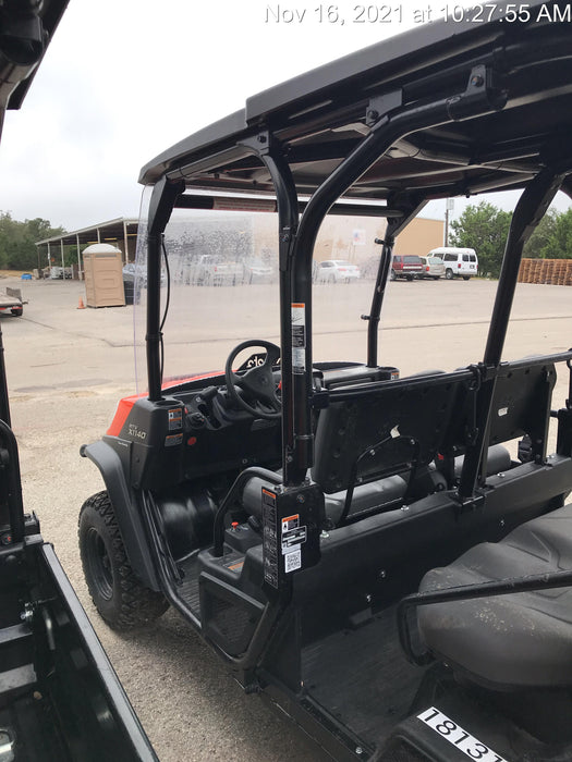 2022 Kubota RTV-X1140W-H Plastic Canopy, Windshield Acrylic Clear, LED Strobe Light, Wire Harness Kit, Back up Alarm