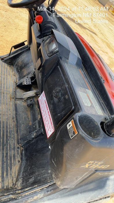 2022 Kubota RTV-X1140W-H Plastic Canopy, Windshield Acrylic Clear, LED Strobe Light, Wire Harness Kit, Back up Alarm