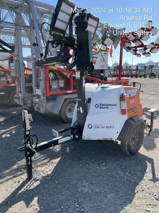 2024 Generac MLT2 Diesel, Flex Switch 120V Input, Powerzone Controller, 
(4) 320W LED Lights, 4kW Generator, 39.9 Gal Fuel Tank, 2" Ball, T3