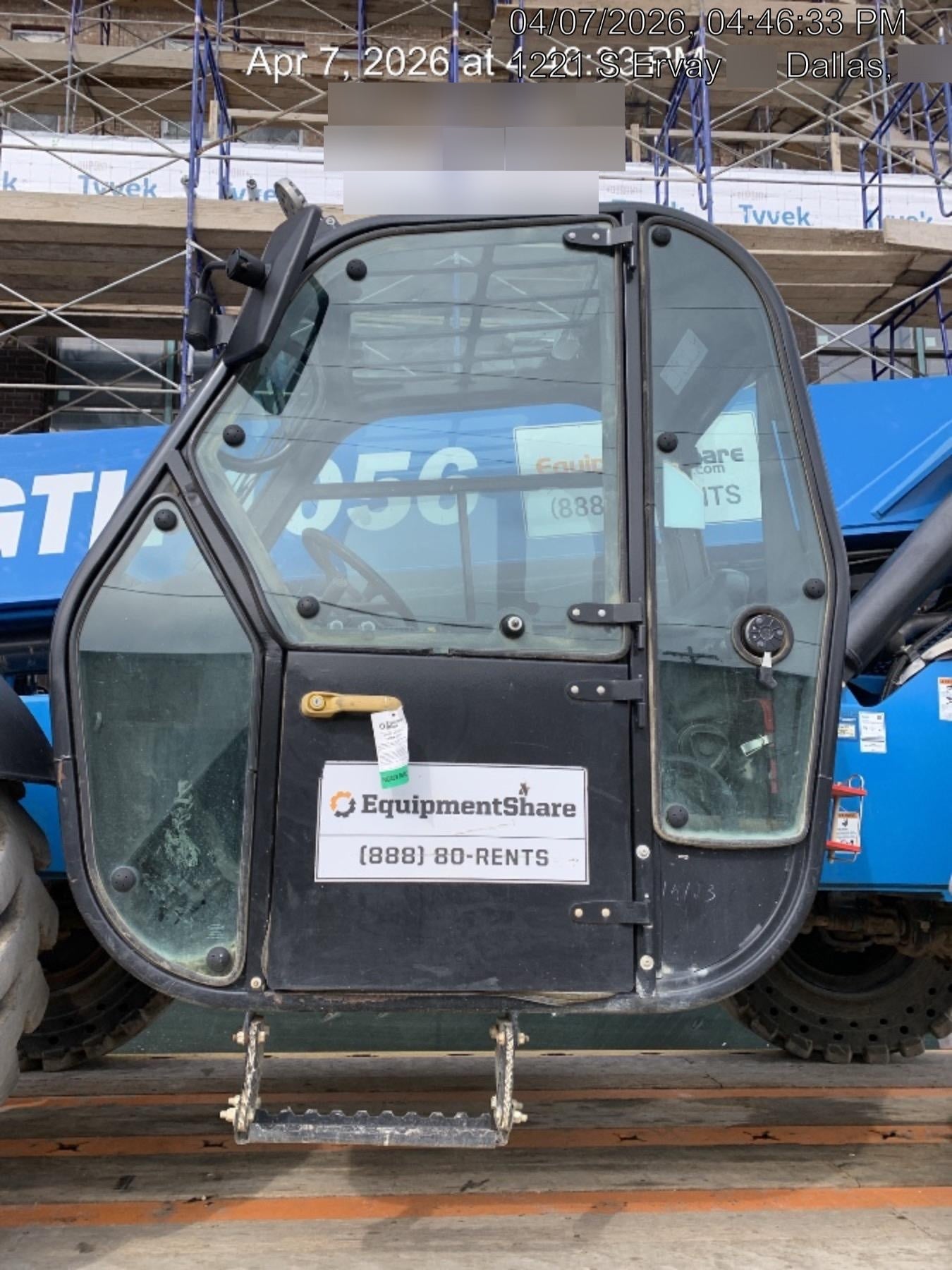 2019 Genie GTH-1056 Cab/Heat/AC, FF Tires, LED Work Lights, Beacon 60" QA Carriage, 60" Forks
