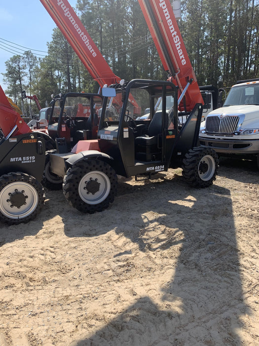 2020 Manitou MTA6034 Canopy, Solid Tires, Work Lights, Beacon, Aux Hydraulics, Back up Alarm, Mirrors, ES Keypad