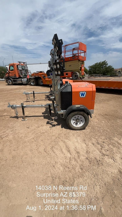 2024 Wanco WLTT-4MM4K Diesel, Deep Sea Controller, Shore Power Plug, Auto Start, (4) 350W LED Floodlights, 4kW Generator, 60 Gal Fuel Tank, 2" Ball, T3