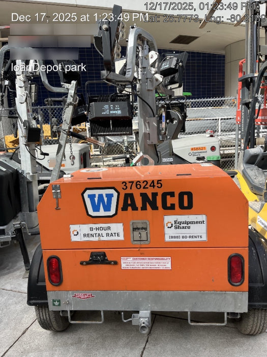 2023 Wanco WLTT-4MM4K Diesel, Deep Sea Controller, Shore Power Plug, Auto Start, (4) 350W LED Floodlights, 4kW Generator, 60 Gal Fuel Tank, 2" Ball, T3