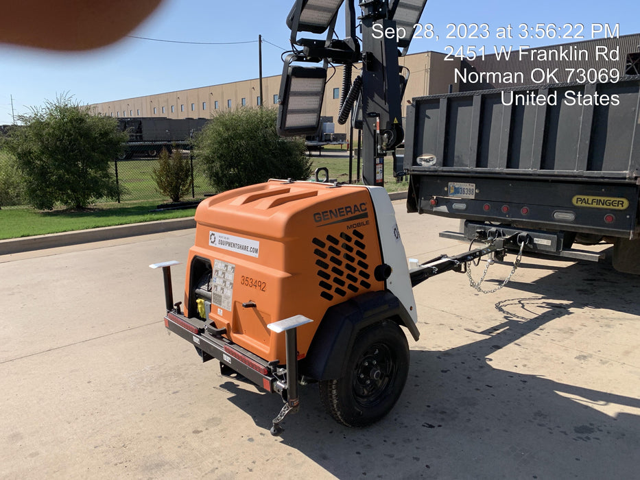 2023 Generac MLT2 Diesel, Flex Switch 120V Input, Powerzone Controller, (4) 320W LED Lights, 4kW Generator, 39.9 Gal Fuel Tank, 2" Ball, T3