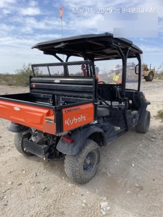 2022 Kubota RTV-X1140W-H Plastic Canopy, Windshield Acrylic Clear, LED Strobe Light, Wire Harness Kit, Back up Alarm