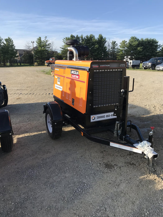 2021 Lincoln Electric Vantage 549X Ready Pak 3, ORANGE (includes trailer, cable rack, fender light kit)