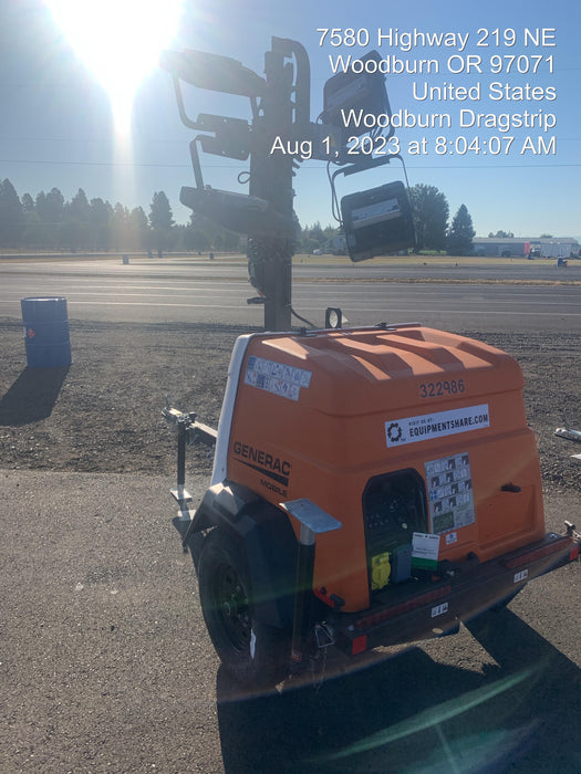 2023 Generac MLT2 Diesel, Flex Switch 120V Input, Powerzone Controller, (4) 320W LED Lights, 4kW Generator, 39.9 Gal Fuel Tank, 2" Ball, T3