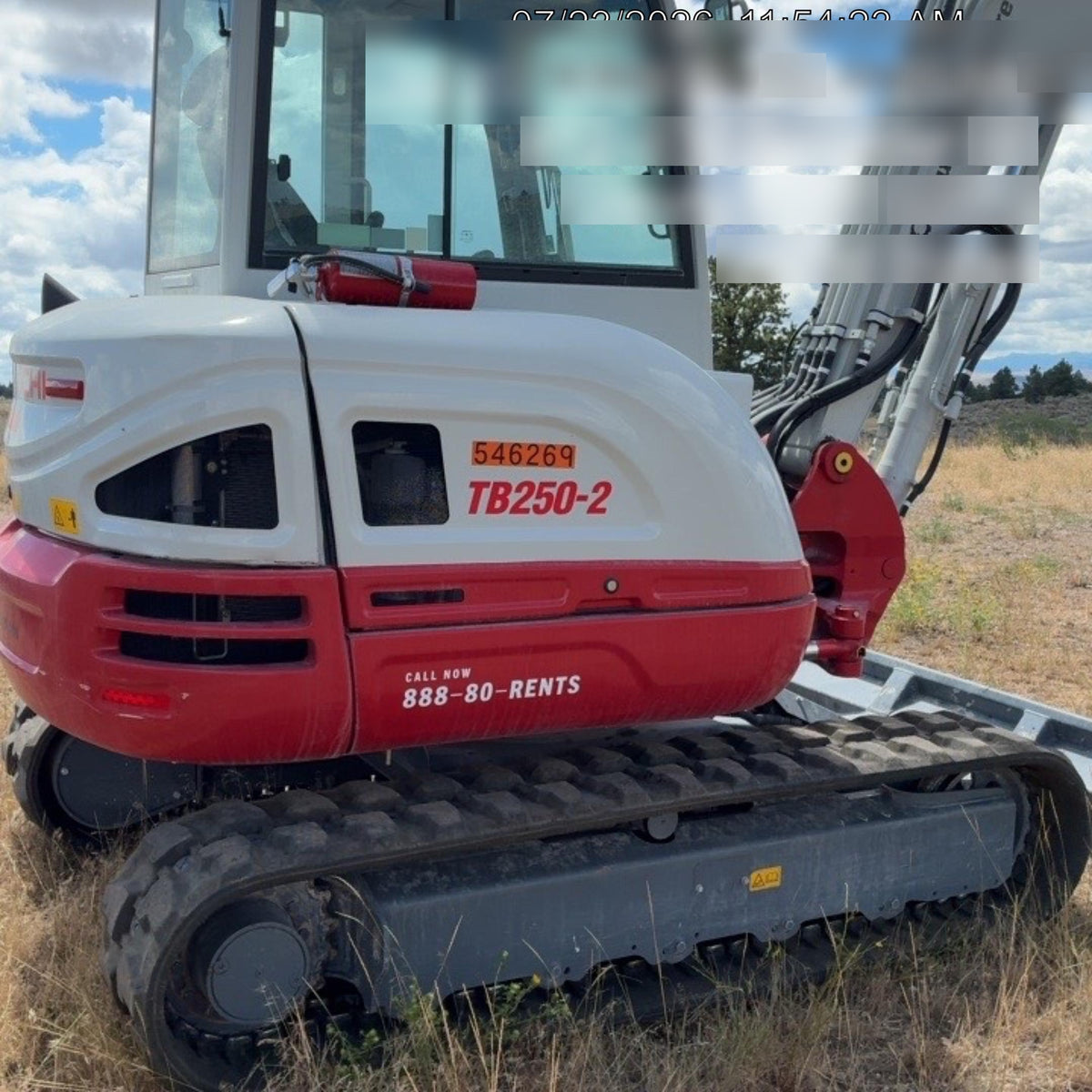 2025 TAKEUCHI TB250-2CR