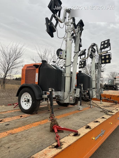 2024 Wanco WLTT-4MM4K Diesel, Deep Sea Controller, Shore Power Plug, Auto Start, (4) 350W LED Floodlights, 4kW Generator, 60 Gal Fuel Tank, 2" Ball, T3