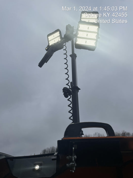 2023 Generac MLT2 Diesel, Flex Switch 120V Input, Powerzone Controller, 
(4) 320W LED Lights, 4kW Generator, 39.9 Gal Fuel Tank, 2" Ball, T3