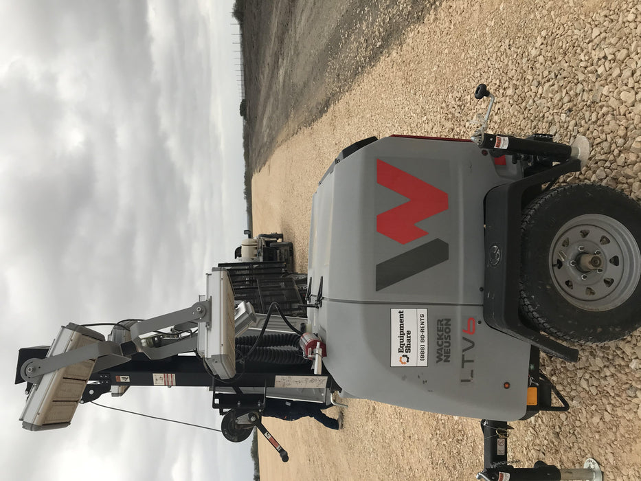 2019 Wacker Neuson LTV6K-LED LTV6K Light Tower, LED 300W, Telematics EQ SH Kubota