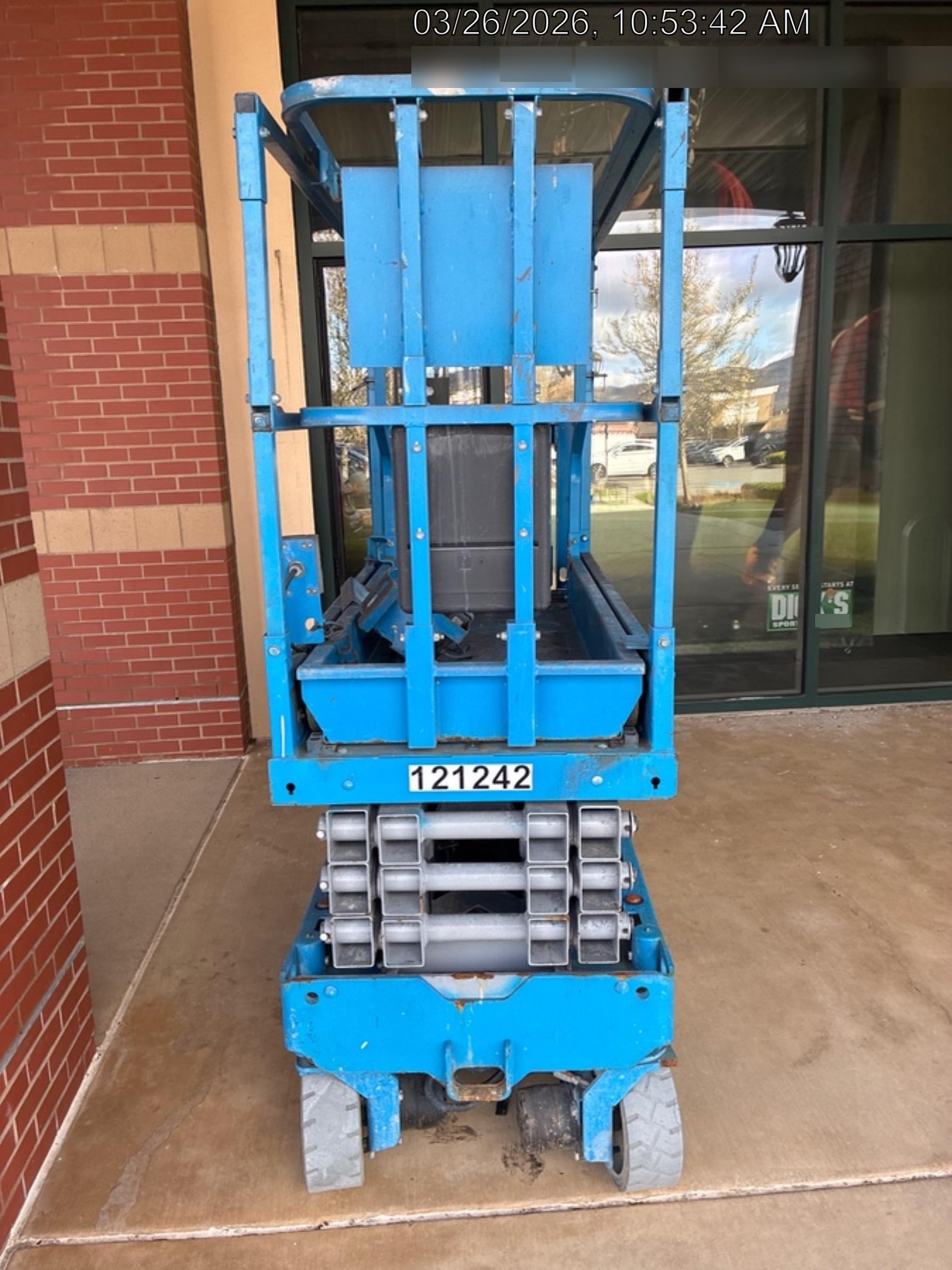 2020 Genie GS-1930 Solid Non Marking Tires, Beacon, Folding rails with half height swing gate, Telematics