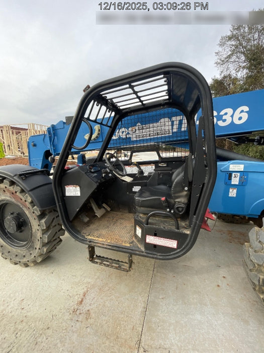 2018 Genie GTH-636 Genie GTH-636 w/Open ROPS, Work Lights, Solid Tires, RH Cab Mesh, Beacon, 48" Carriage and Forks